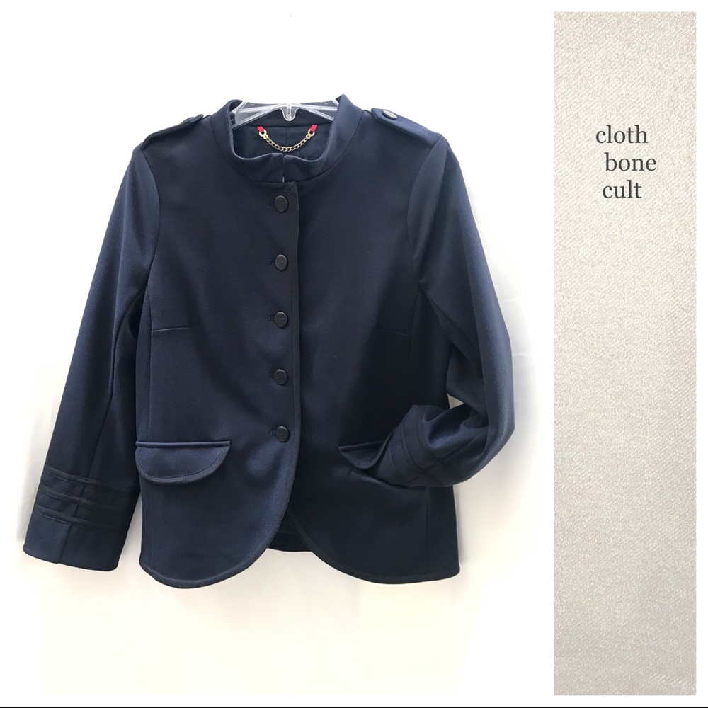 MARC by MARC JACOBS Navy Blue MilitaryStyle BLAZER